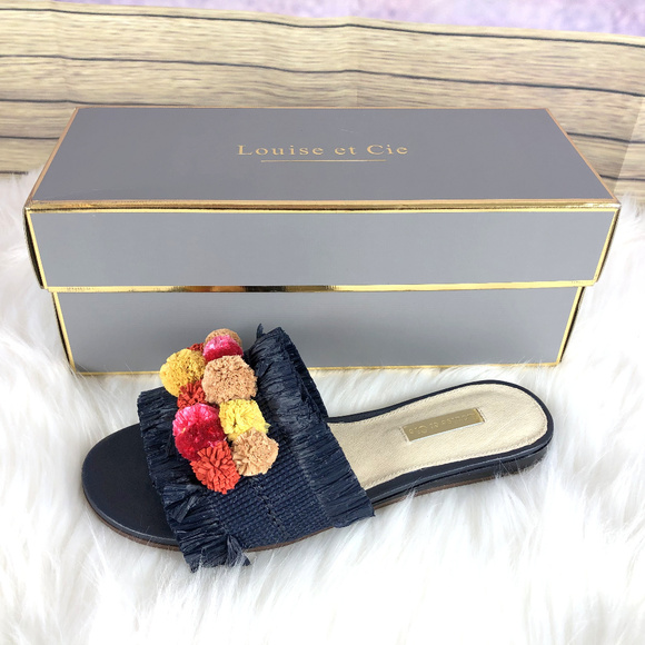 Louise et Cie Shoes - NIB Louise Et Cie ARTHYA Rafia Slide Sandals